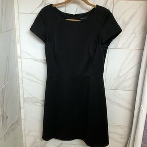 White house black market, black cap sleeve dress size 10